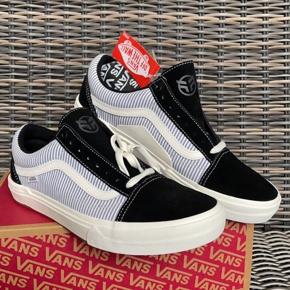 Vans Bmx Old Skool Federal Black/Bl Pinstripe WMNS - Picture 6 of 16